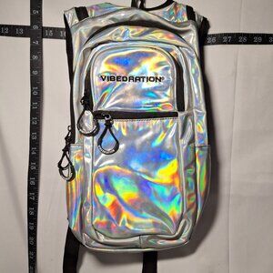 *SALE* Vibedration Hydration Backpack w/o bladder - Silver vinyl type - USED